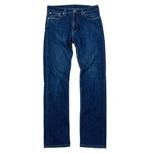 Levis 513 Slim Straight Jeans Mens 31x32 (Fits 31x31) Medium Wash Stretch Denim
